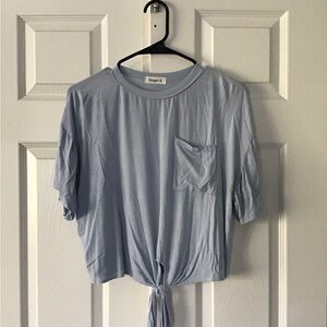 Ginger G Light Blue Short Sleeve Tee